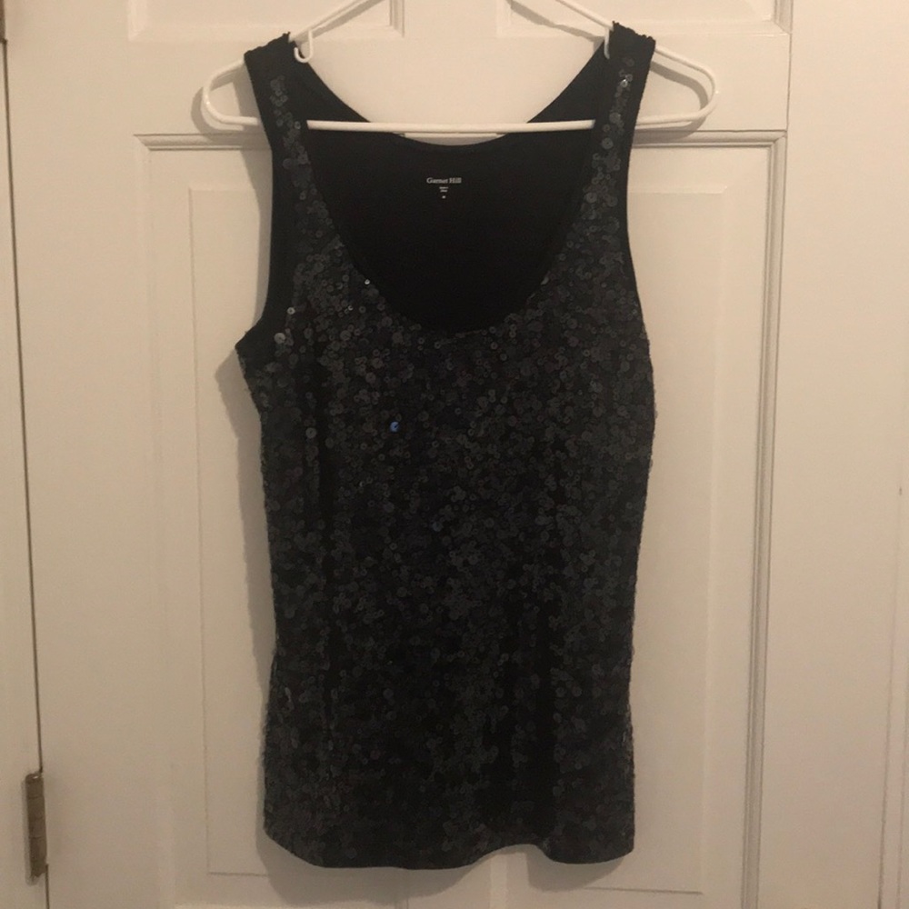 Sleeveless sequin top